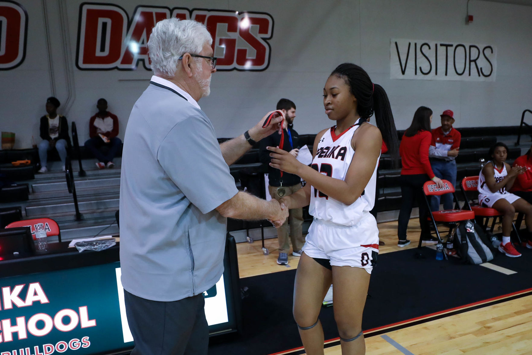 Opelika vs. Russell County Area 6-6A girls high school basketball